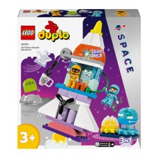 Конструктор LEGO DUPLO Town Пригоди на космічному шаттлі 3-в-1, 58 деталей (10422)