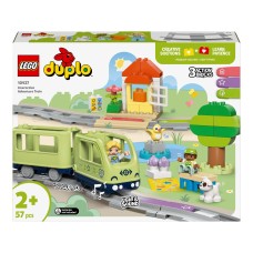 Конструктор LEGO DUPLO Town Інтерактивний пригодницький потяг 57 деталей (10427)