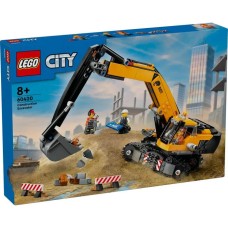 Конструктор LEGO City Жовтий будівельний екскаватор 633 деталі (60420)
