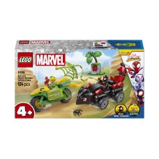 Конструктор LEGO Marvel Павук і його неймовірні друзі Перегони на електромобілях з динозаврами 124 деталі (11198)