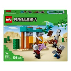 Конструктор LEGO Minecraft Пустельний патруль розбійника 105 деталей (21267)