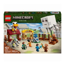 Конструктор LEGO Minecraft Напад на село з повітряною кулею Ґаст 555 деталей (21273)