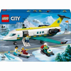 Конструктор LEGO City Літак швидкої медичної допомоги 403 деталі (60465)