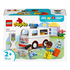 Конструктор LEGO DUPLO Скорая помощь и водитель 19 деталей (10447)