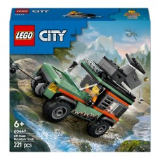 Конструктор LEGO City Позашляхова гірська вантажівка 4x4, 221 деталь (60447)