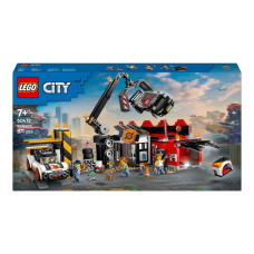 Конструктор LEGO City Свалка с автомобилями 871 деталь (60472)