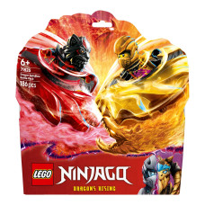 Конструктор LEGO NINJAGO Боевой набор дракона Спин-джитсу 186 деталей (71826)