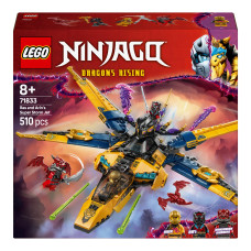 Конструктор LEGO NINJAGO Суперштормовой реактивный самолет Рас и Арин 510 деталей (71833)
