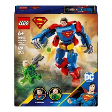 Конструктор LEGO DC Супермен-робот проти Лекса Лютора 120 деталей (76302)