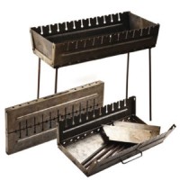 Мангал-Валіза на 12 шампурів 67*27*5см (висота ніжки 65см) УК-М12