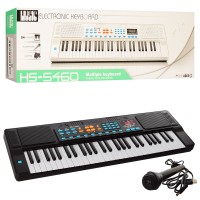 Синтезатор HS5460A 54 клавіші, мікрофон, запис, USB, муз., бат., кор., 78-25,5-9,5 см.