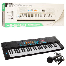 Синтезатор HS5460A 54 клавіші, мікрофон, запис, USB, муз., бат., кор., 78-25,5-9,5 см.