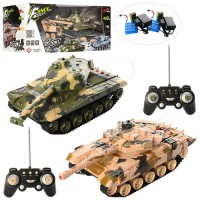 Набір ігровий HB-DZ03 танк, радіокер., акум., 360°,  муз., світло, кор., 50-19,5-23 см.