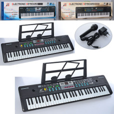 Синтезатор MQ022-23UF 61 клавіша, запис, 2 види, FM,USB,мікрофон, 2 види, від мережі, кор., 23,5-83-