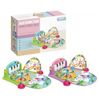 Килимок для немовляти HE0603-HE0604 піаніно-муз., дуга, підвіски 4шт., світло, бат., кор., 50-37-8см