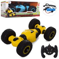 Машина 208036 радіокер., акум., трюкова, 4х4, гум.колеса, USB, 2 кольори, кор., 36,5-15,5-21,5 см.