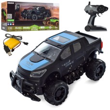 Джип 17MUD21B радіокер. 2,4G, акум., 1:18, гумові колеса, USB, кор., 38-19-18 см.