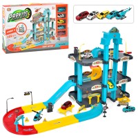 Гараж A236 3поверхи, транспорт 5шт., дорожні знаки, 118предм., кор., 56-37-7,5см.