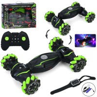 Машинка SY057 радіокер.2,4G(пульт2шт.,1-браслет),акум.,трюк.,пара,USB,2кольори,світло,кор.,51-34-11.