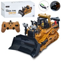 Бульдозер BC1030 радіокер., акум., 1:24, рухомий ківш, USB, муз., світло, кор., 29-13,5-16см.