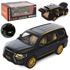Джип AP-1707 АвтоСвіт, 1:24, мет., інерц., відчин.двері, муз., світло, бат.(таб.), кор., 29-12-15см.
