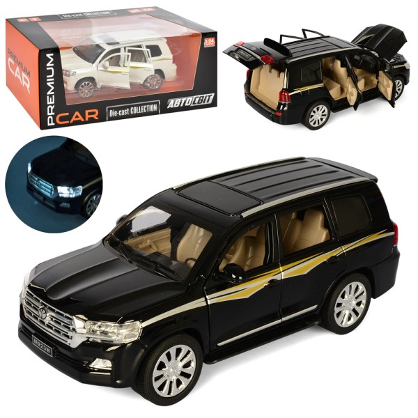 Машина AP-1703 АвтоСвіт,1:24,мет.,інерц.,відч.двері, 2кольори,муз.,світло,бат(таб.),кор.,29-12-15см.