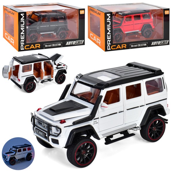 Джип AP-1719 АвтоСвіт, 1:22, мет., інерц., 3 кольори, муз., світло, бат. (табл.), кор., 29-14,5-15см