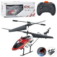 Гелікоптер CX018 радіокер., акум., USB, світло, додаткові лопаті, кор., 34-15,5-7 см.