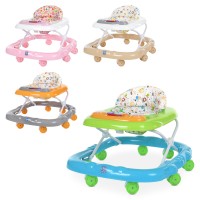 Ходунки M 4970 муз., світло, бат., 4 кольори (рож., сірий, беж., синій).