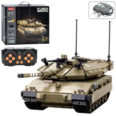 Конструктор SLUBAN M38-B1022 радіокер., танк, 937 дет., 42,5-38-12,4 см.