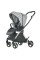 Візок дитячий ME 1078 VERSA Melange Gray прогулян., книжка, кол. 4 шт., чохол, хром. рама, сірий.