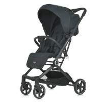 Візок дитячий ME 1099 LYRA Onyx прогулянковий, регул.ручка, регул.спинки ременем, чорна рама, чорний