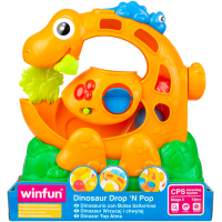 Динозавр 0629-NL WinFun  кульки 3шт., муз., світло, бат., карт.підставка.