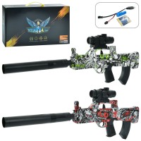 Автомат 988-2-3 акум., водяні кулі, приціл, USB, 2 види, кор., 45-24,5-6,5 см.