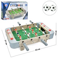 Футбол XJ6012 дерев'яний, на ніжках 53-31-15см, , на штангах, кор., 44-31-9 см.