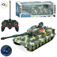Танк AKX531-1 радіокер., акум., 1:20, USB, 2 кольори, муз., світло, кор., 42,5-15,5-15,5 см.