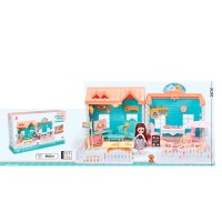 Будиночок 668-11A 56-38-26 см., 89 дет., меблі, лялька, світло, бат., кор., 48-29-13 см.