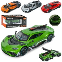 Машина AP-2040 АвтоСвіт,1:24,мет.,інерц.,відч.двері/багажник,гум.колеса,2види,2кольори,муз.,світло,