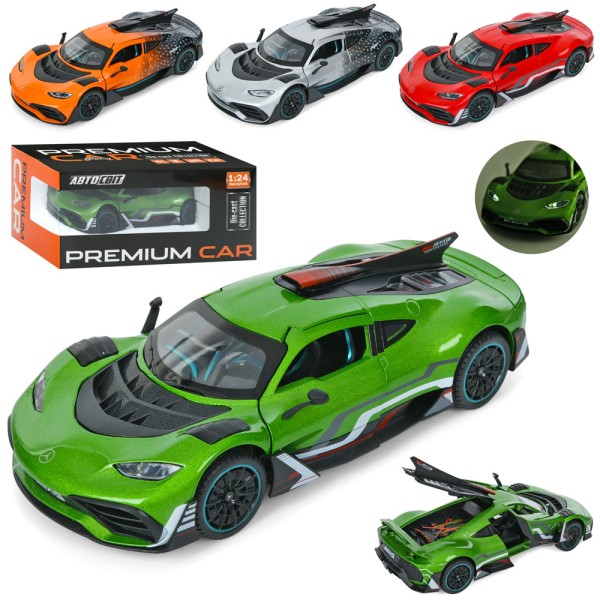 Машина AP-2040 АвтоСвіт,1:24,мет.,інерц.,відч.двері/багажник,гум.колеса,2види,2кольори,муз.,світло,