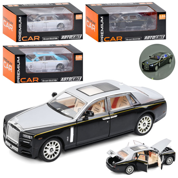 Машина AP-2050 АвтоСвіт,1:24,мет.,інерц.,відчин.двері,гум.колеса,4кольори,муз.,світло,бат.(таб.),кор