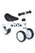 Біговел дитячий PROFI KIDS 6 д. MBB 1018-4D 3 колеса EVA,сталева рама, біло-чорний бульдог