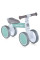 Біговел дитячий PROFI KIDS 7 д. MBB 1014-3 4 колеса EVA, алюм. рама, зелений
