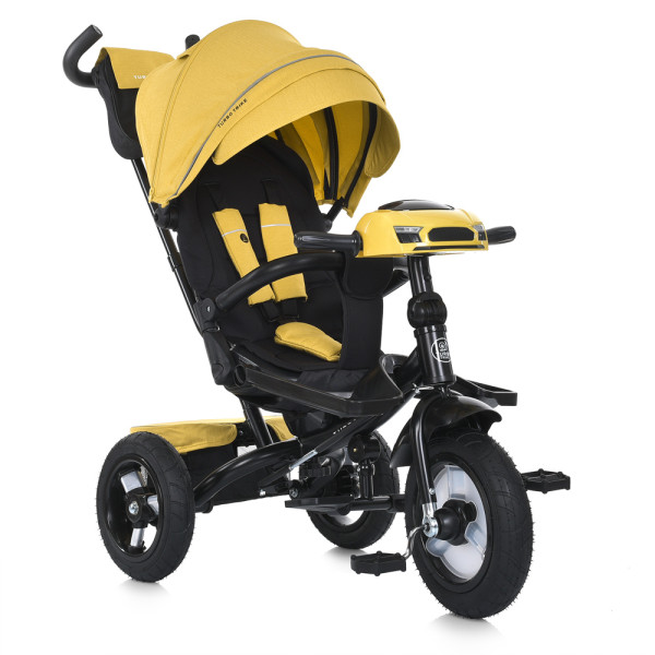 Велосипед MT 1007-10 3 кол.гума (12/10),оберт.сид.,3-точк.рем.безп.,USB/ВТ,пульт,світло,сумка,жовтий