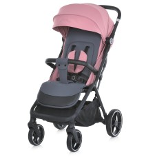 Візок дитячий ME 1127-S BEYA Blush Pink прогулянковий, до 22 кг, PU колеса, чохол, рожевий.