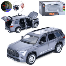 Джип 88K24W-1I мет.,інерц,1:24,відчин.двері/капот/багаж.,2кольори,муз.,світло,бат.,кор.,25-13,5-12см