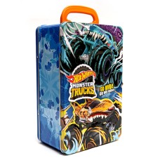 Металевий контейнер для зберігання машинок серії "Monster Trucks" Hot Wheels