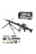 Автомат M621-1 акум., м'які кулі-присоски 30 шт., лазер, окуляри, USB, кор., 57-28-17 см.