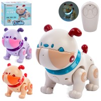 Тварина BG1539 дист.кер.(ІЧ),собака,ходить,рух.головою,3 кольори,муз.,світло,бат,кор.,20,5-12,5-19см