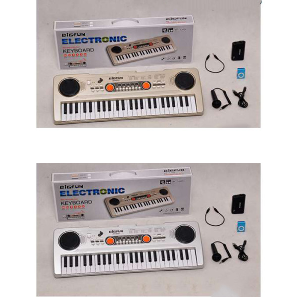 Синтезатор BF-530D4 49 клавіш, мікрофон, MP3,запис,16 тонів,MP3плеєр (TFслот,USB вхід),муз.,бат.,кор