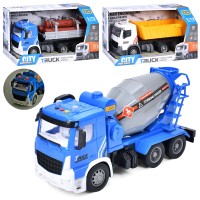 Бетономішалка 243-4-5B інерц., 1:12, груз.колеса,3 види,муз.(англ),світло,бат.,кор.,37-21,5-15,5см.